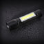 Miyake 4-Pack Rechargeable LED Flashlight with COB Side Light