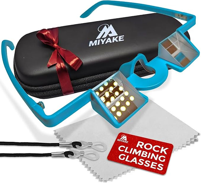Miyake Belay Glasses with Case and Neck Strap – Blue Main Image