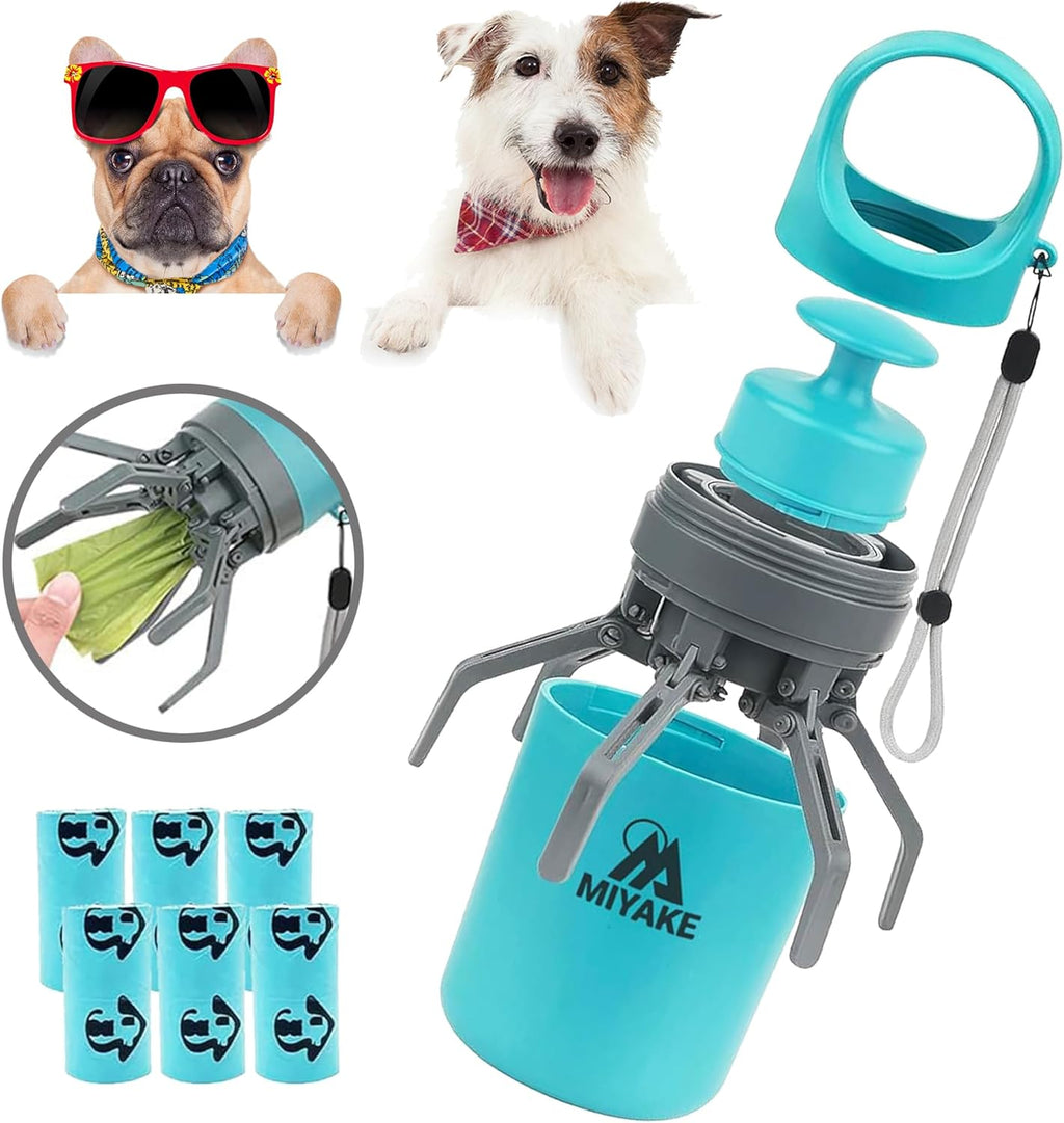 Miyake Mini Portable 3-in-1 Pooper Scooper with Poop Bag Dispenser
