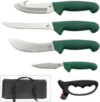 Miyake 7-Piece Deer Hunting Knife Set with Sheath and Sharpener