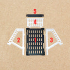 Miyake Thermal Label Holder for Desktop Printers – White