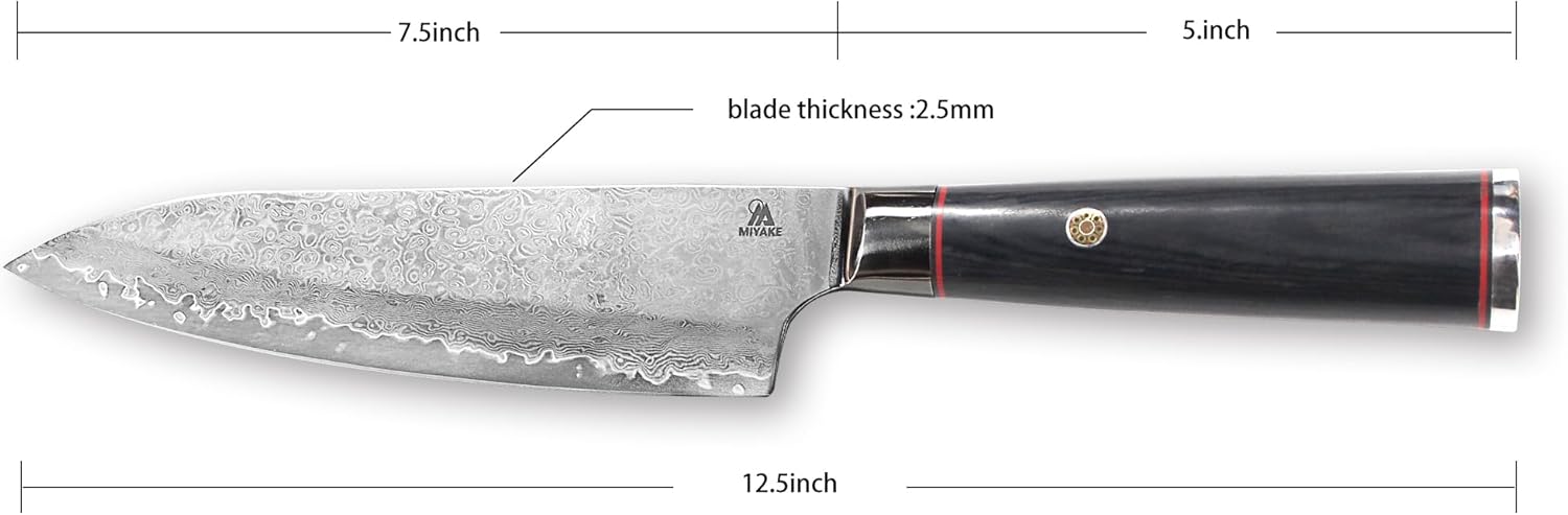 Miyake 7.5-Inch Japanese Gyuto Chef Knife