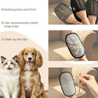 2PCS Pet Hair Removal Gloves, Anti-Static Dog & Cat Grooming Gloves