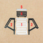 Miyake Thermal Label Holder for Desktop Printers – Black