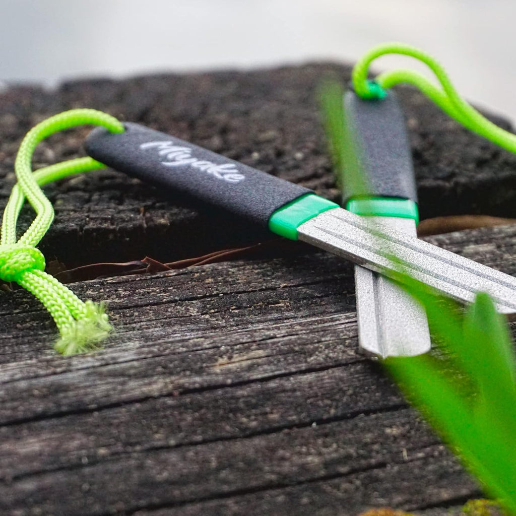 Set of 2 Fishing Hook Sharpener 鈥?Double Sided Diamond Files