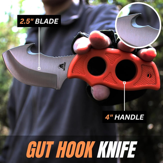 Miyake 9-Piece Deer Hunting Knife Set with Portable Box Hover Image