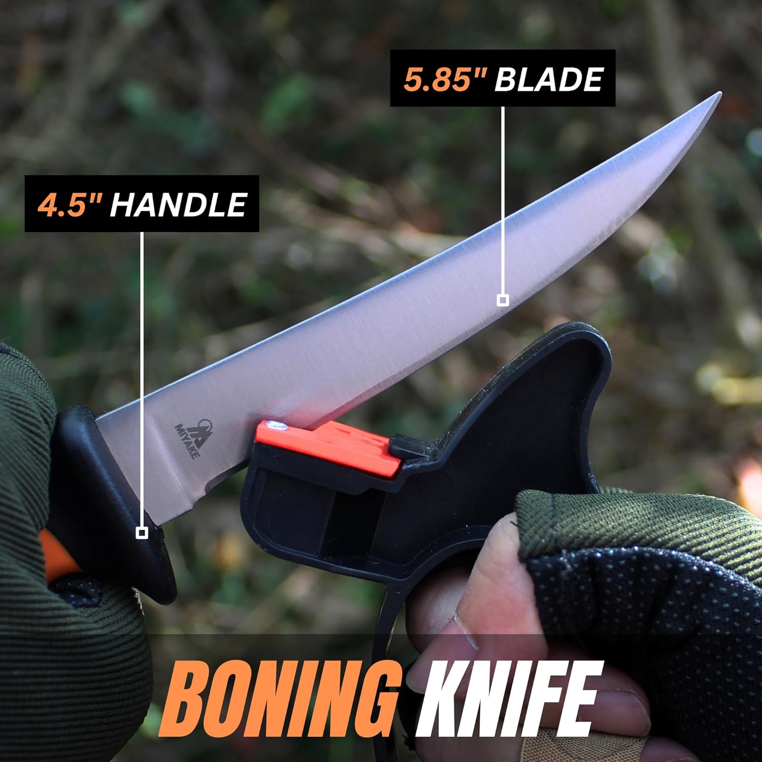 Miyake 7-Piece Deer Hunting Knife Set with Portable Box