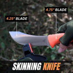 Miyake 4-Piece Deer Hunting Knife Set with Sheath