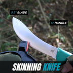 Miyake 7-Piece Deer Hunting Knife Set with Sheath and Sharpener