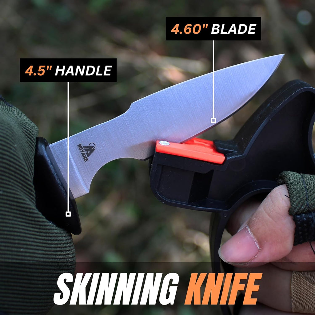 Miyake 7-Piece Deer Hunting Knife Set with Portable Box