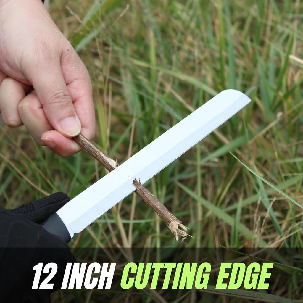 Miyake 14" Hatchet Axe with Fire Starter, Whistle & Hammer – Fiberglass Handle