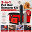 Miyake 3-in-1 Pet Hair Remover Kit for Carpet, Couch, Car Seats & Clothes
