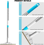 Pet Hair Carpet Rake with 55-Inch Adjustable Handle, Copper Blade Carpet Hair Removal Tool for Rugs, Carpet, Couch, Stairs & Upholstery