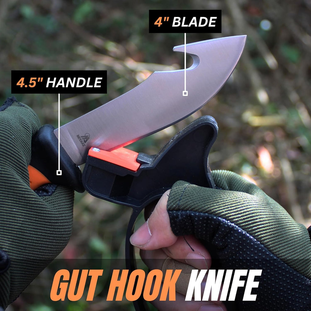 Miyake 7-Piece Deer Hunting Knife Set with Portable Box