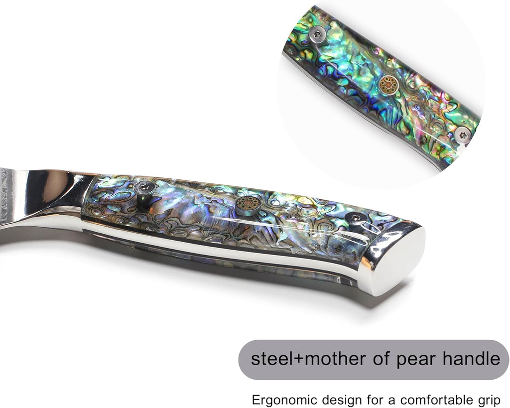 Miyake 8.5-Inch Japanese Santoku Chef Knife