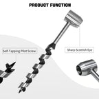 Scotch Eye Wood Auger Drill Bit – 1 Inch, 12 Inch Length, High Carbon Steel
