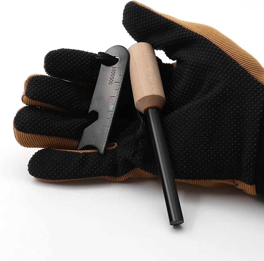 Miyake 4-Pack Ferro Rod Fire Starter with Multi-Tool Striker