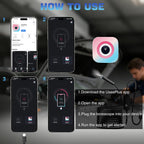Dual-Lens Endoscope Camera with Light, 1080P HD Borescope for iPhone & Android, USB-C Inspection Camera, 16.4FT Semi-Rigid Cable, 8 LED Lights, IP67 Waterproof