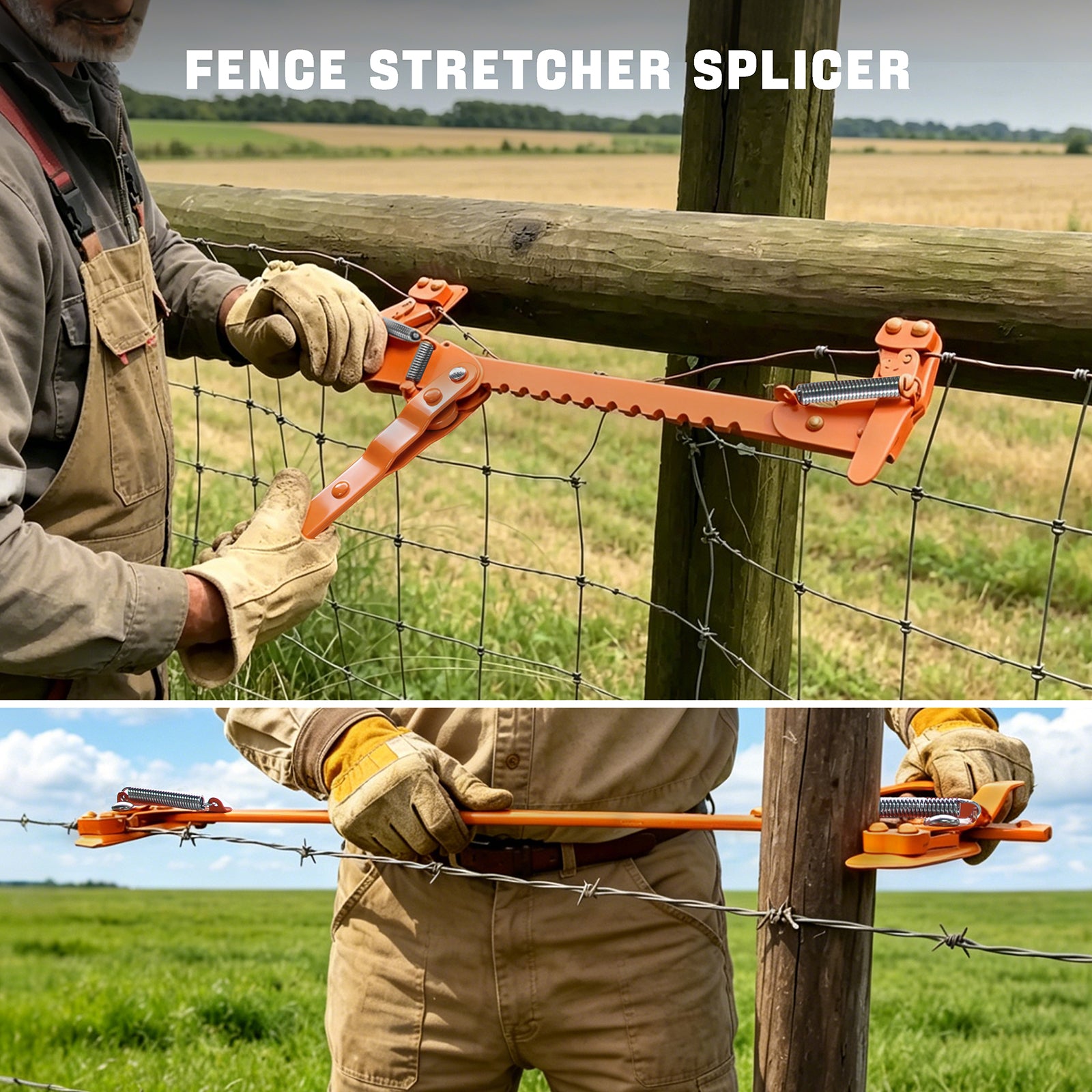 Miyake Fence Wire Stretcher Tool – Barb Wire Tightener & Splicer