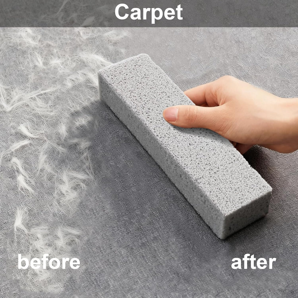 Miyake 3-in-1 Pet Hair Remover Brush with Pumice Stone & Squeegee