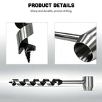 Scotch Eye Wood Auger Drill Bit – 1 Inch, 12 Inch Length, High Carbon Steel