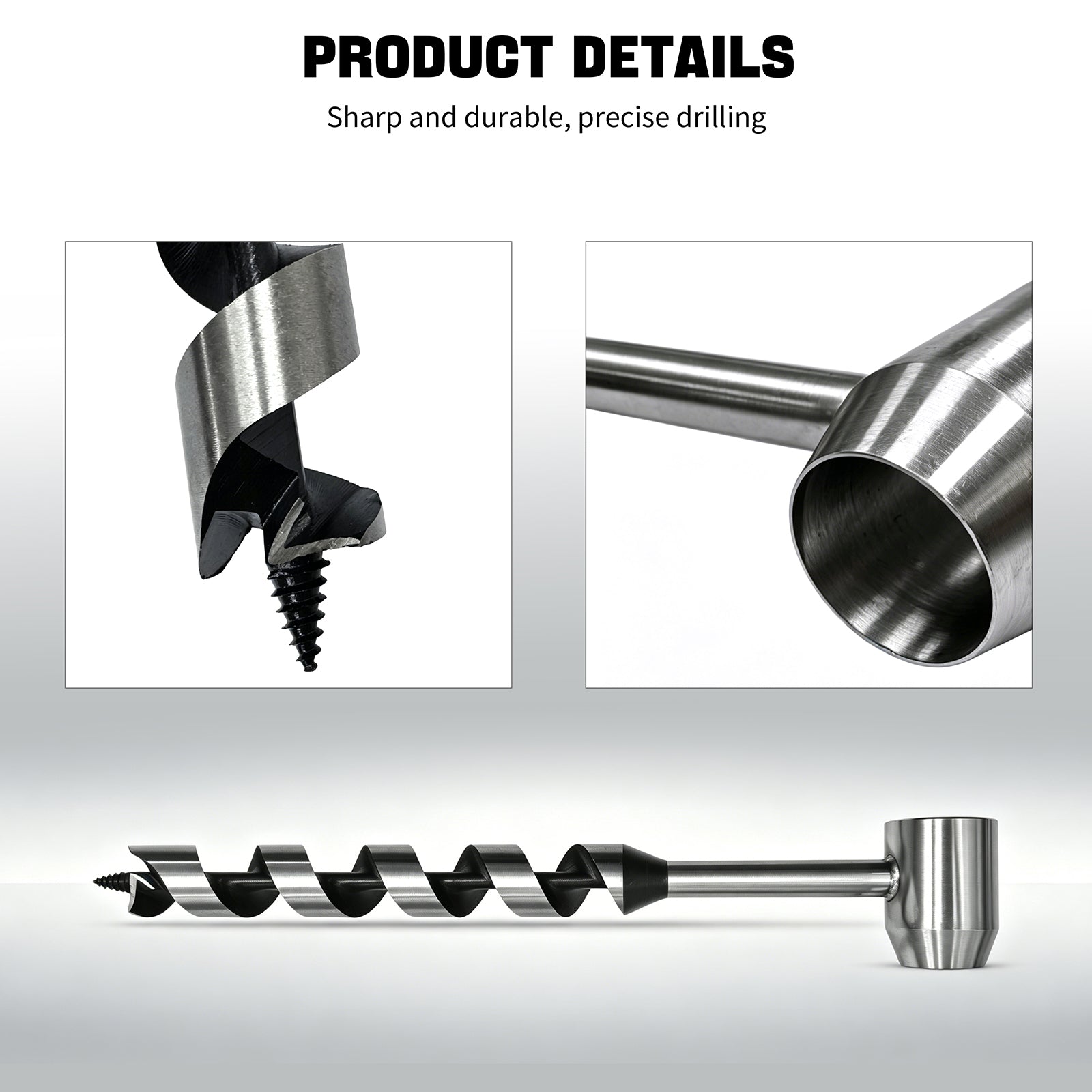 Scotch Eye Wood Auger Drill Bit – 1 Inch, 12 Inch Length, High Carbon Steel