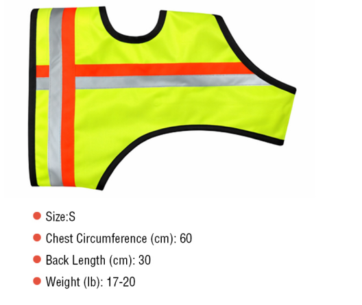 Miyake Reflective Dog Vest – High Visibility Safety Vest for Night Walking, Waterproof Adjustable Dog Hunting Vest for Outdoor Use