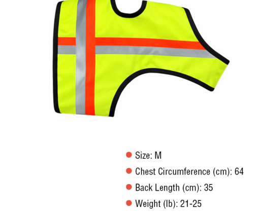 Miyake Reflective Dog Vest – High Visibility Safety Vest for Night Walking, Waterproof Adjustable Dog Hunting Vest for Outdoor Use