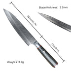 Miyake Panther - Japanese Damascus Gyuto