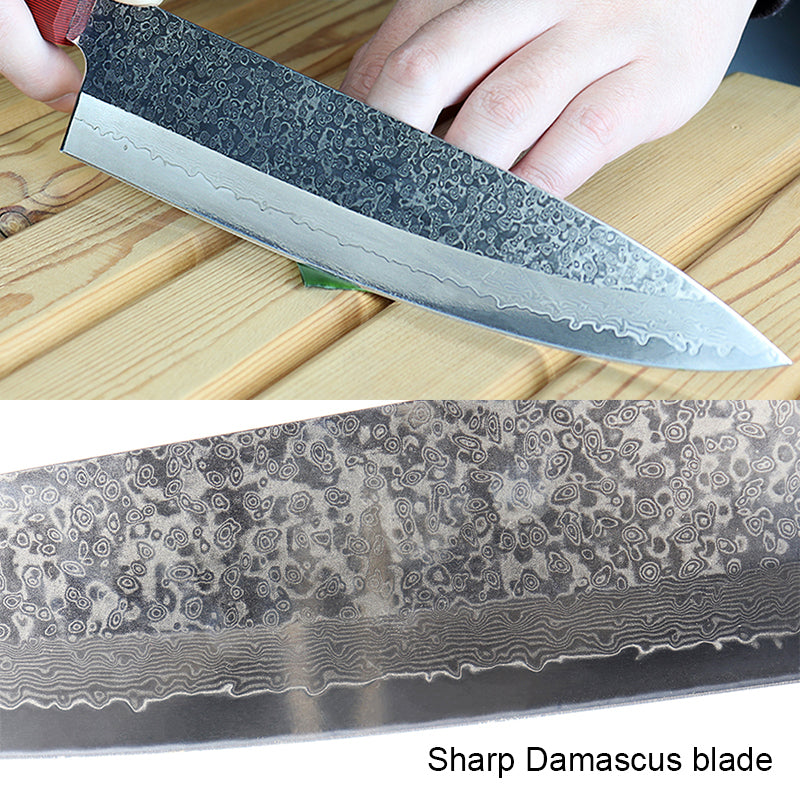 Miyake Ashlar - Japanese Damascus Gyuto