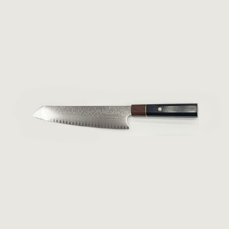 Miyake Fulgurite - Japanese Damascus Bunka Hover Image